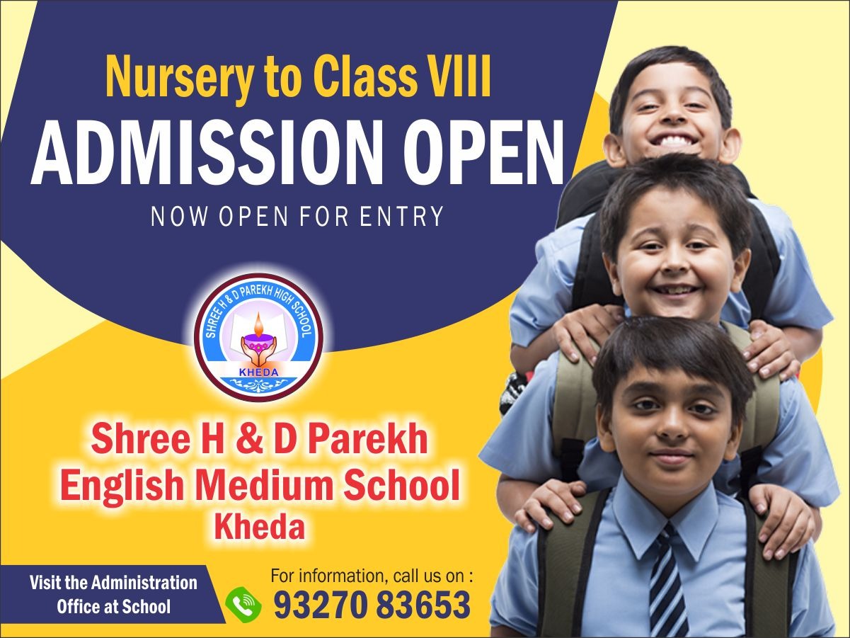 Admissions – H.& D. PAREKH HIGH SCHOOL